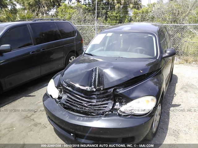 3A8FY48B28T198636 - 2008 CHRYSLER PT CRUISER BLACK photo 6