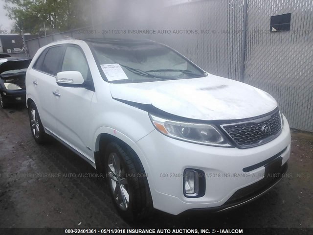 5XYKWDA72FG644998 - 2015 KIA SORENTO SX/SX LIMITED WHITE photo 1