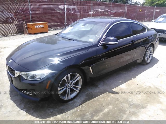 WBA3N7C57GK227714 - 2016 BMW 428 I BLACK photo 2