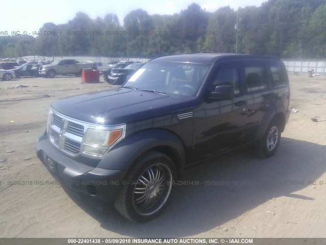 1D8GT28K88W191023 - 2008 DODGE NITRO SXT BLACK photo 2