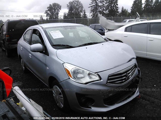 ML32F3FJ0HHF09985 - 2017 MITSUBISHI MIRAGE G4 ES Gümüş foto 1