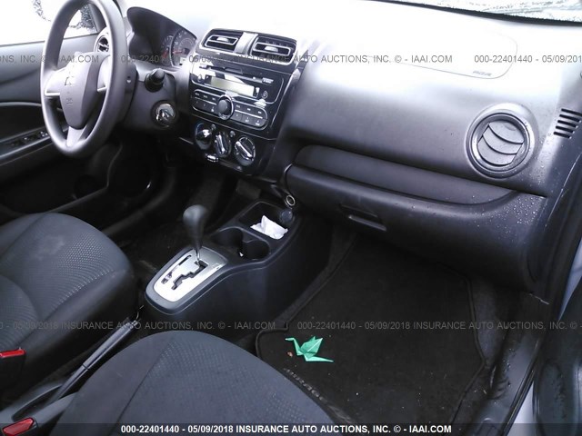 ML32F3FJ0HHF09985 - 2017 MITSUBISHI MIRAGE G4 ES Gümüş foto 5