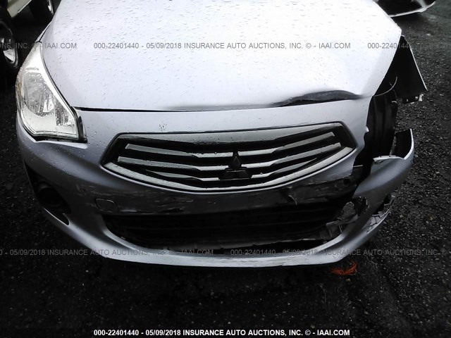 ML32F3FJ0HHF09985 - 2017 MITSUBISHI MIRAGE G4 ES Gümüş foto 6