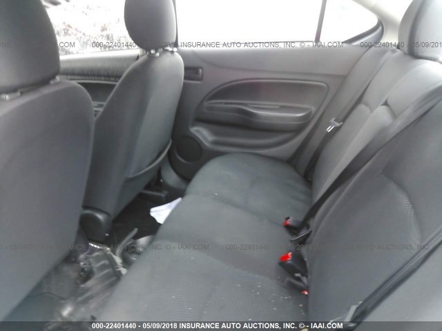 ML32F3FJ0HHF09985 - 2017 MITSUBISHI MIRAGE G4 ES Gümüş foto 8