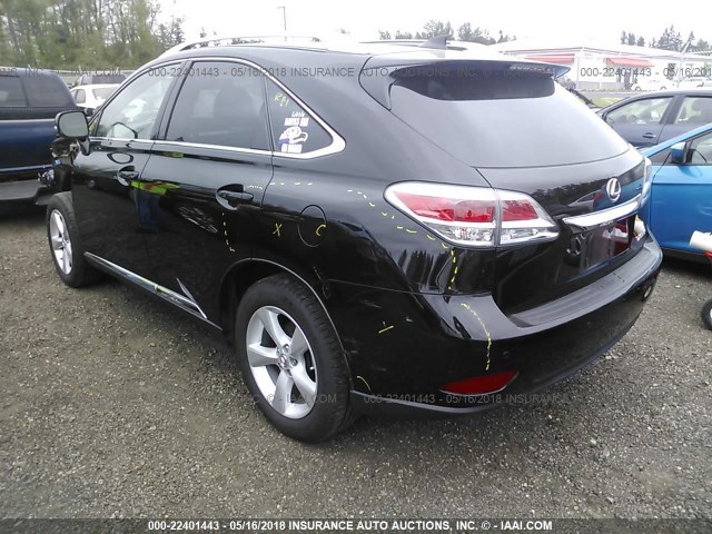 2T2BK1BA9FC313752 - 2015 LEXUS RX 350/BASE/F SPORT BLACK photo 3