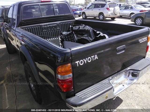 5TESN92N23Z182909 - 2003 TOYOTA TACOMA XTRACAB PRERUNNER შავი ფოტო 3
