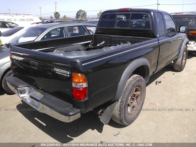 5TESN92N23Z182909 - 2003 TOYOTA TACOMA XTRACAB PRERUNNER BLACK photo 4