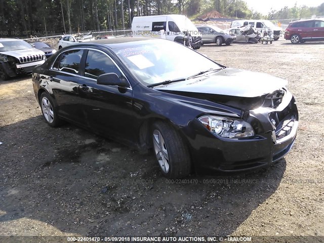 1G1ZA5EU9BF345176 - 2011 CHEVROLET MALIBU LS შავი ფოტო 1