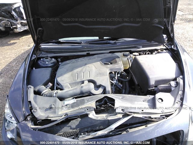 1G1ZA5EU9BF345176 - 2011 CHEVROLET MALIBU LS შავი ფოტო 10