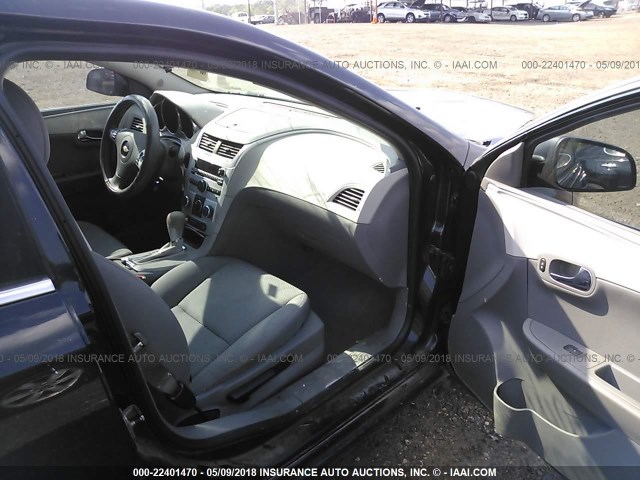 1G1ZA5EU9BF345176 - 2011 CHEVROLET MALIBU LS შავი ფოტო 5