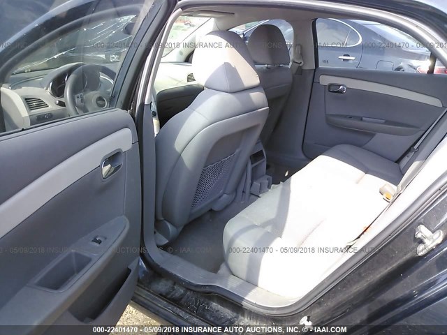 1G1ZA5EU9BF345176 - 2011 CHEVROLET MALIBU LS შავი ფოტო 8