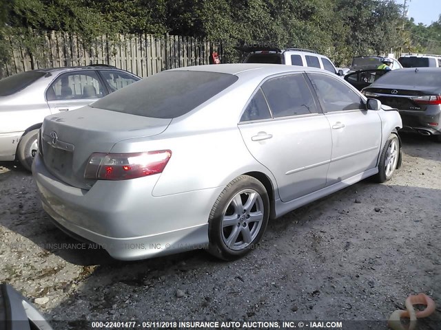 4T1BE46K47U645372 - 2007 TOYOTA CAMRY NEW GENERAT CE/LE/XLE/SE SILVER photo 4