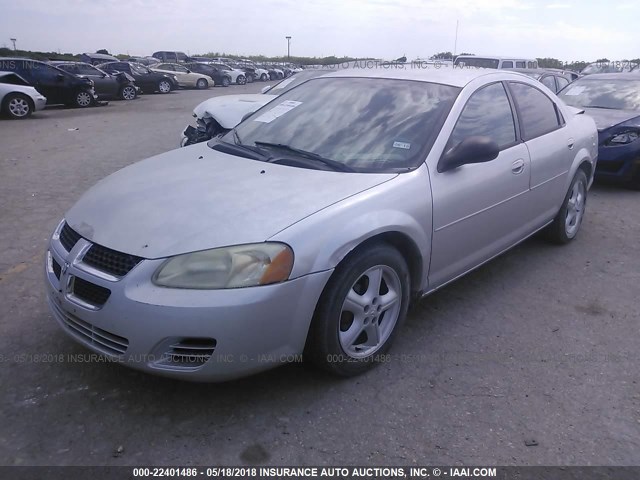 1B3EL46X16N151404 - 2006 DODGE STRATUS SXT SILVER photo 2