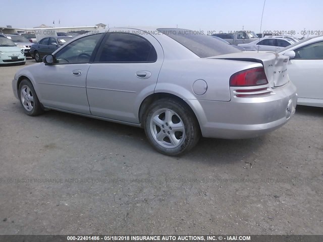 1B3EL46X16N151404 - 2006 DODGE STRATUS SXT SILVER photo 3