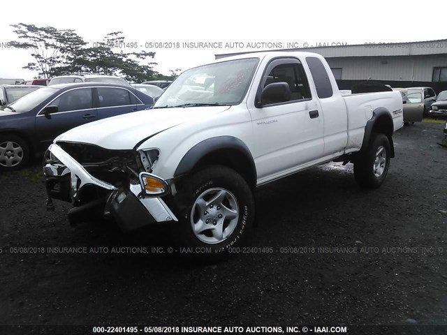 5TESN92N64Z409200 - 2004 TOYOTA TACOMA XTRACAB PRERUNNER WHITE photo 2