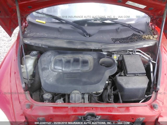 3GNDA23D06S678877 - 2006 CHEVROLET HHR LT RED photo 10