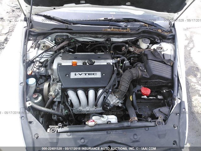 1HGCM56796A152396 - 2006 HONDA ACCORD EX WHITE photo 10