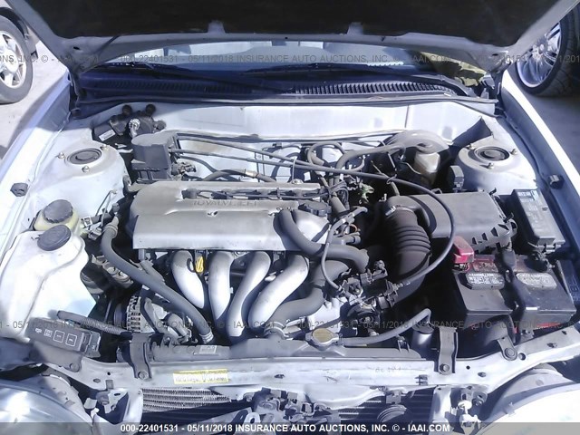 1NXBR18E8XZ206928 - 1999 TOYOTA COROLLA VE/CE/LE 银色 照片 10
