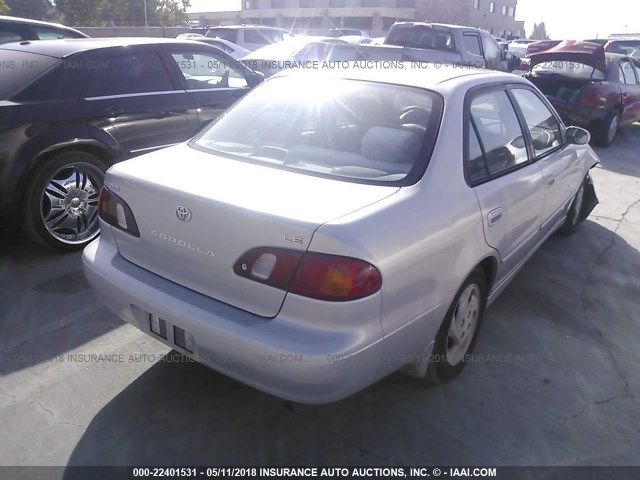 1NXBR18E8XZ206928 - 1999 TOYOTA COROLLA VE/CE/LE 银色 照片 4
