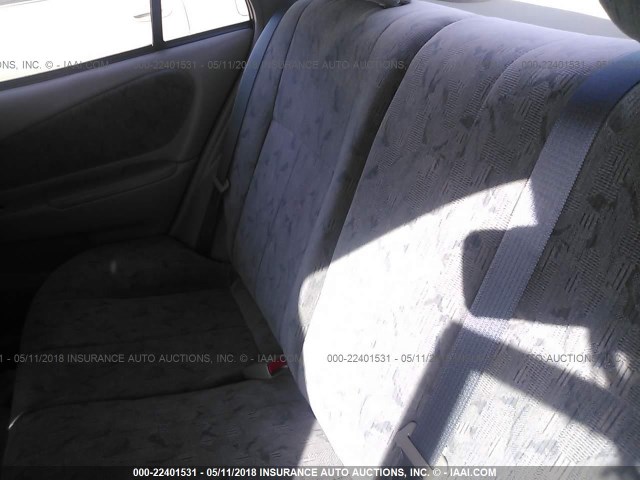 1NXBR18E8XZ206928 - 1999 TOYOTA COROLLA VE/CE/LE 银色 照片 8