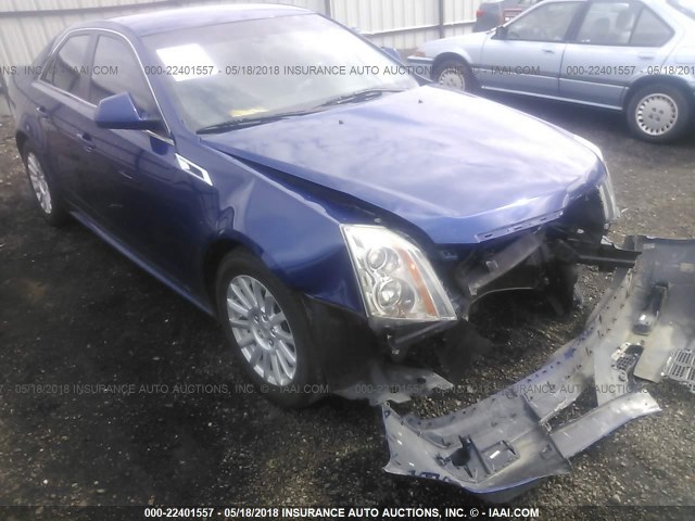 1G6DG5E5XD0106124 - 2013 CADILLAC CTS LUXURY COLLECTION BLUE photo 1