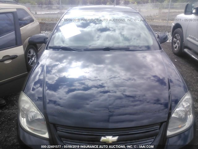 1G1AM18B387209619 - 2008 CHEVROLET COBALT SPORT BLACK photo 6