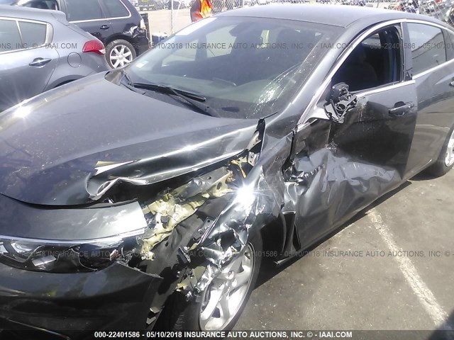 1G1ZB5ST2HF156631 - 2017 CHEVROLET MALIBU LS GRAY photo 6
