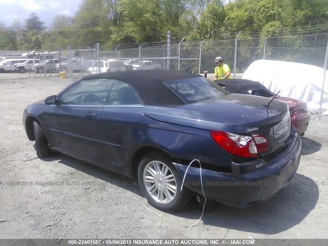 1C3LC55R28N247435 - 2008 CHRYSLER SEBRING TOURING BLUE photo 3