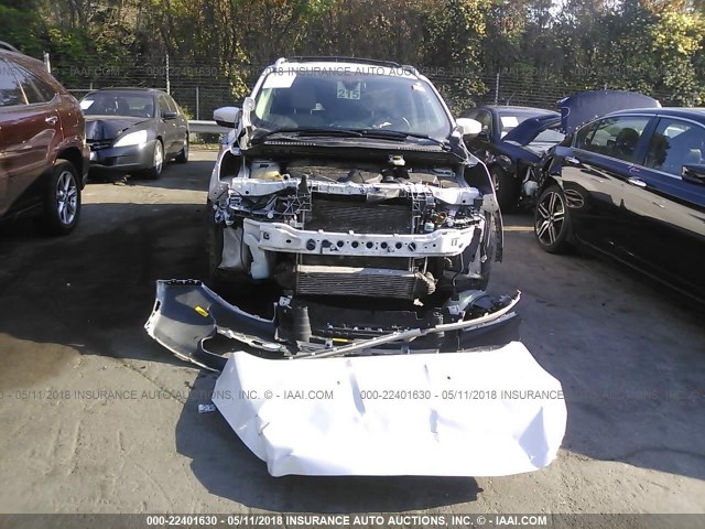 1FMCU9J91EUC97696 - 2014 FORD ESCAPE TITANIUM WHITE photo 6