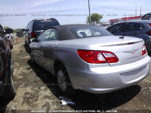 1C3LC45K78N249999 - 2008 CHRYSLER SEBRING SILVER photo 3