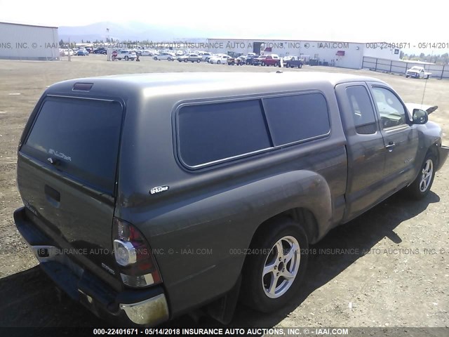 5TETX4CN9AZ679520 - 2010 TOYOTA TACOMA ACCESS CAB Күміс фото 4