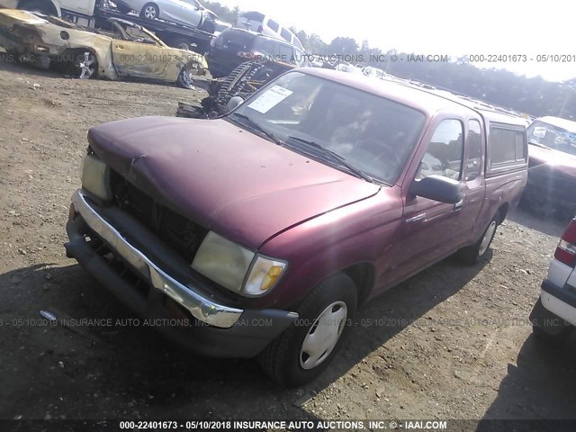 4TAVL52N8YZ590955 - 2000 TOYOTA TACOMA XTRACAB RED photo 2