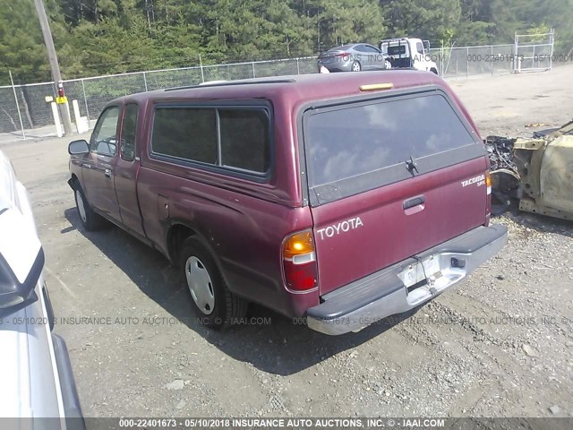 4TAVL52N8YZ590955 - 2000 TOYOTA TACOMA XTRACAB RED photo 3