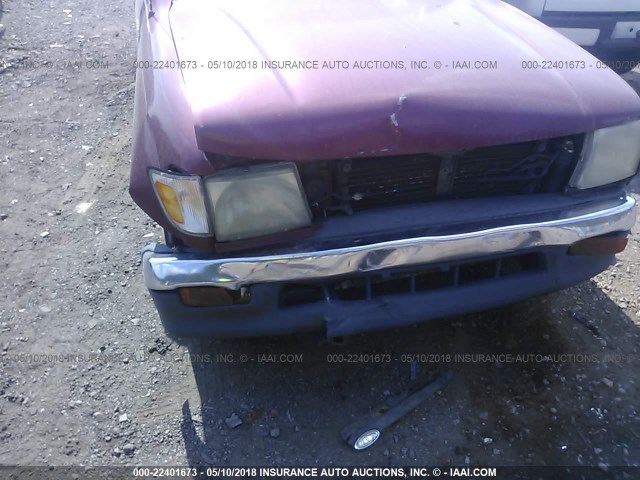 4TAVL52N8YZ590955 - 2000 TOYOTA TACOMA XTRACAB RED photo 6