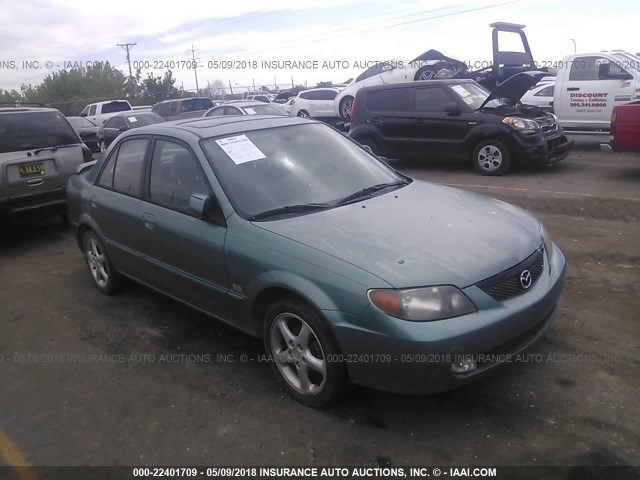 JM1BJ226010477855 - 2001 MAZDA PROTEGE LX/ES მწვანე ფოტო 1