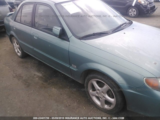 JM1BJ226010477855 - 2001 MAZDA PROTEGE LX/ES მწვანე ფოტო 6