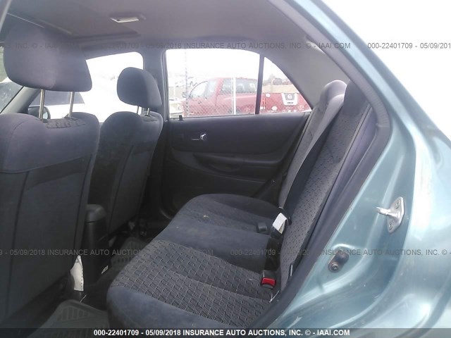 JM1BJ226010477855 - 2001 MAZDA PROTEGE LX/ES მწვანე ფოტო 8
