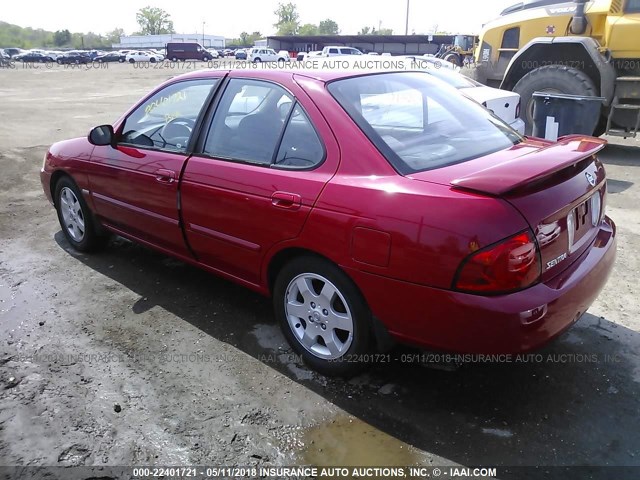 3N1CB51D45L468767 - 2005 NISSAN SENTRA 1.8/1.8S RED photo 3