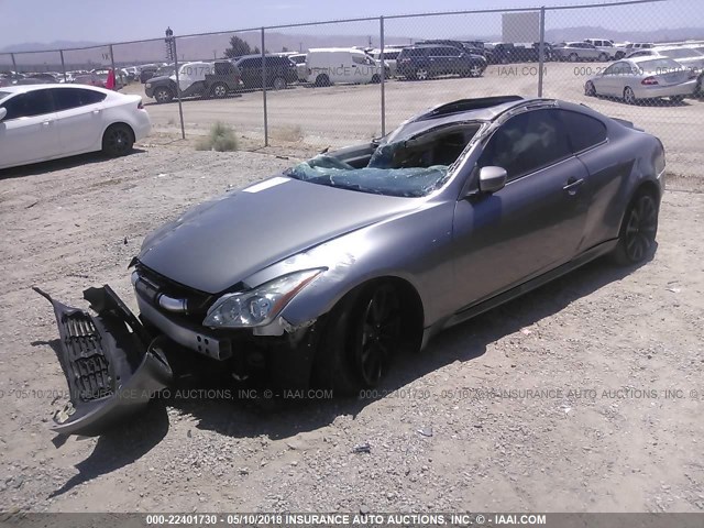 JNKCV64E58M106373 - 2008 INFINITI G37 JOURNEY/SPORT GRAY photo 2