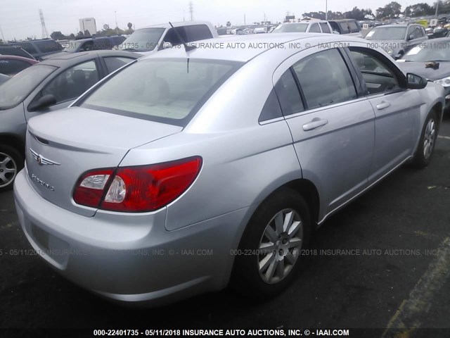 1C3LC46J68N142318 - 2008 CHRYSLER SEBRING LX SILVER photo 4