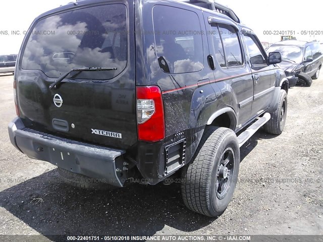 5N1ED28TX4C684656 - 2004 NISSAN XTERRA XE/SE BLACK photo 6