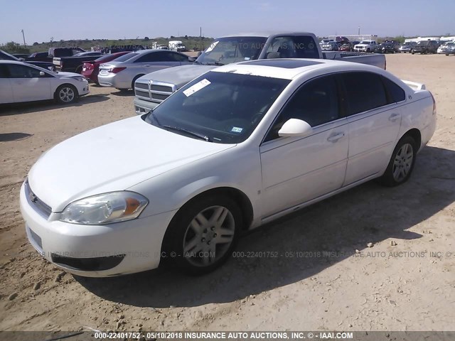 2G1WU581369358161 - 2006 CHEVROLET IMPALA LTZ WHITE photo 2