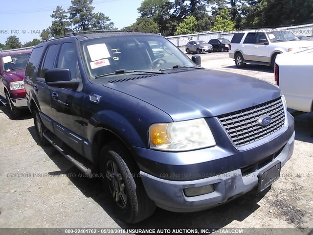 1FMRU15W14LB23515 - 2004 FORD EXPEDITION XLT BLUE photo 1