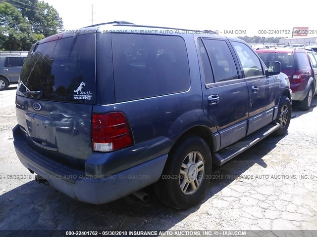 1FMRU15W14LB23515 - 2004 FORD EXPEDITION XLT ლურჯი ფოტო 4