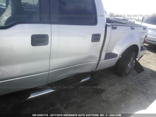 1FTPW04507KB39143 - 2007 FORD F150 SUPERCREW SILVER photo 6