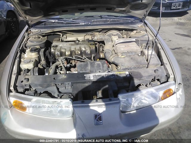 1G8ZH52882Z189859 - 2002 SATURN SL1 GOLD photo 10