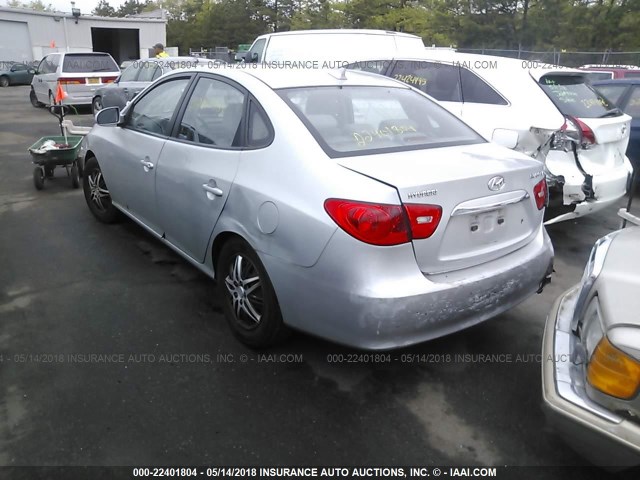 KMHDU4AD4AU989344 - 2010 HYUNDAI ELANTRA BLUE/GLS/SE SILVER photo 3