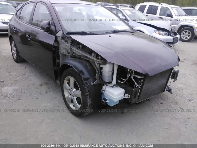 KMHDU46D68U513163 - 2008 HYUNDAI ELANTRA GLS/SE/LIMITED PURPLE photo 6