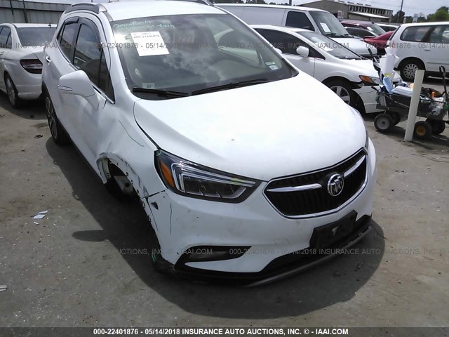 KL4CJCSB5HB043883 - 2017 BUICK ENCORE ESSENCE WHITE photo 1