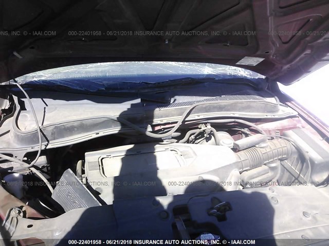 2HKYF18463H581400 - 2003 HONDA PILOT EX RED photo 10